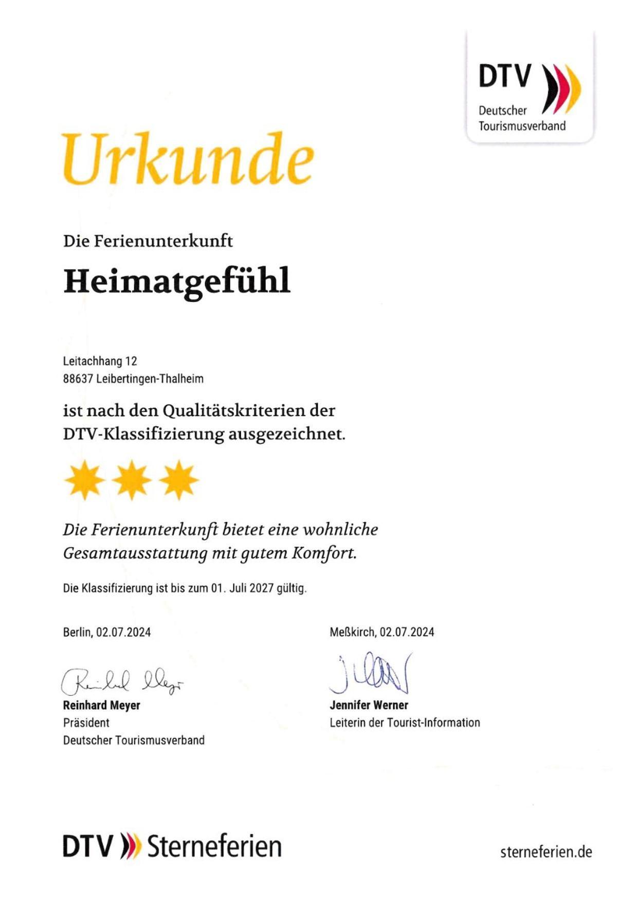 Ferienwohnung Heimatgefühl Thalheim Leibertingen Exterior foto